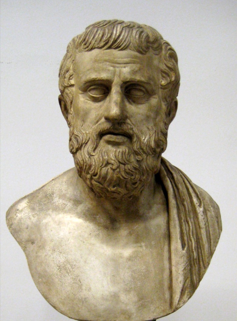 Cast of Sophocles' bust in the Pushkin Museum