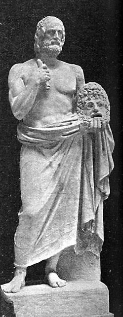 Statue of Euripides