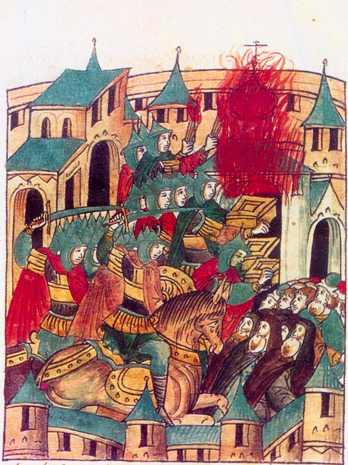 The Sacking of Suzdal in 1238 by Batu Khan