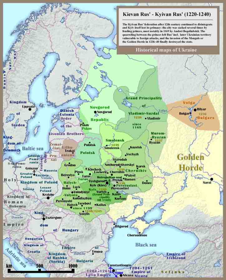 Kievan Rus' 1220-1240