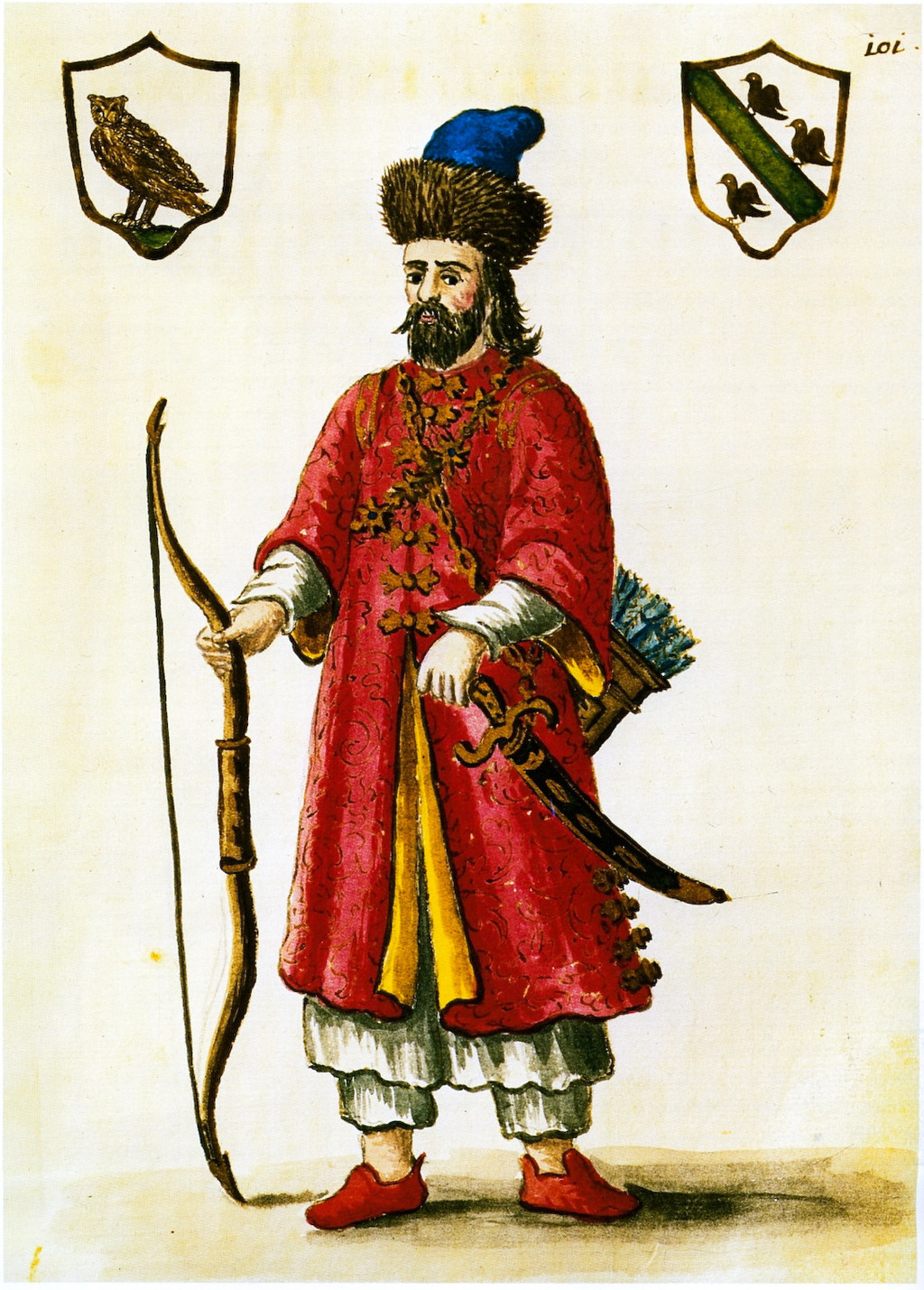 Marco Polo in a Tatar costume