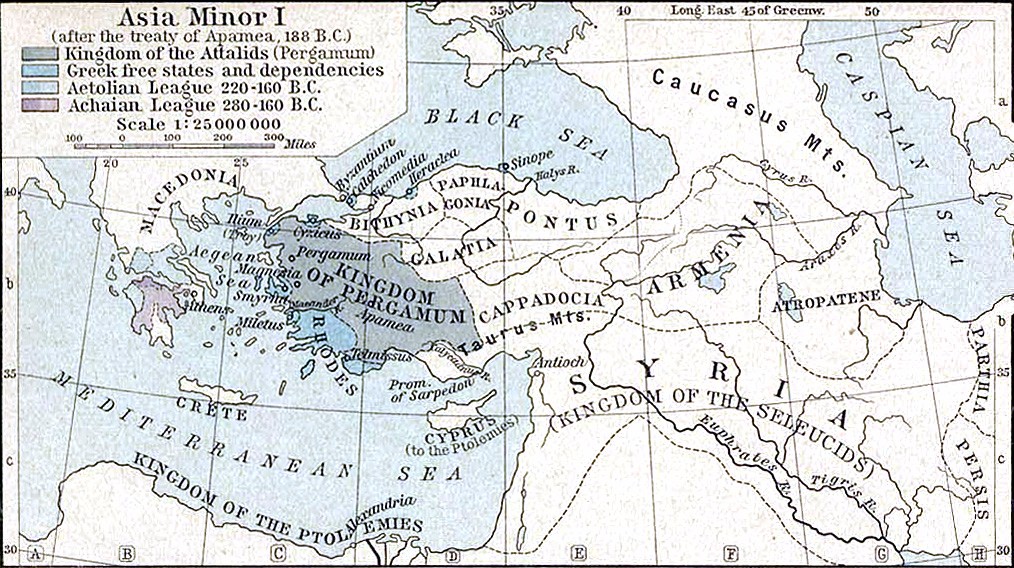Asia Minor, 188 BCE