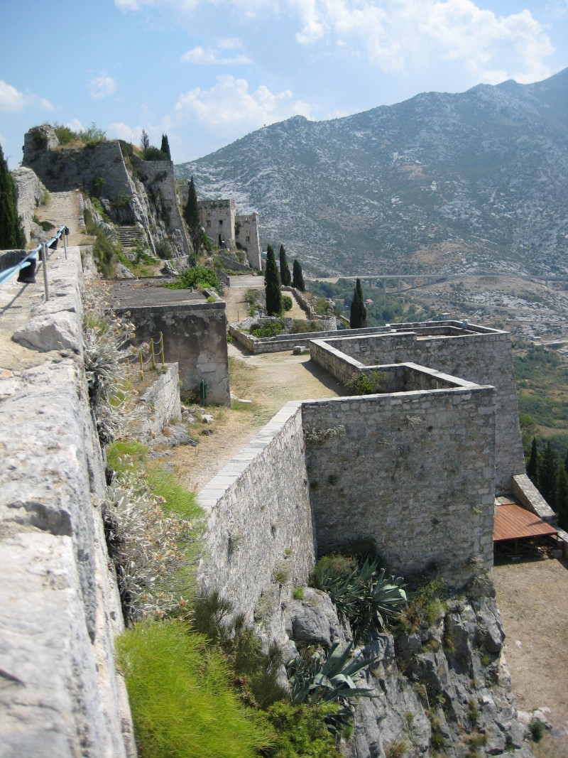 The Klis Fortress in Croatia
