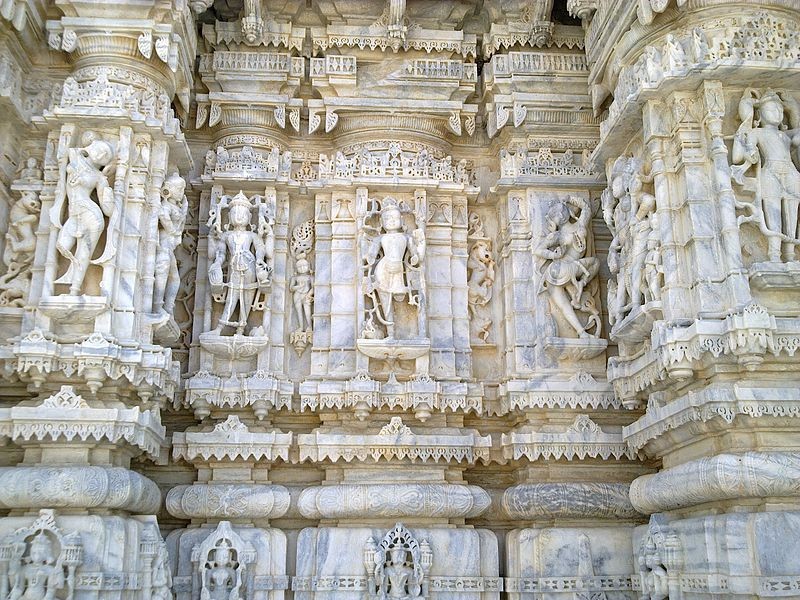 An Elaborate Mirpur Jain Temple Wall