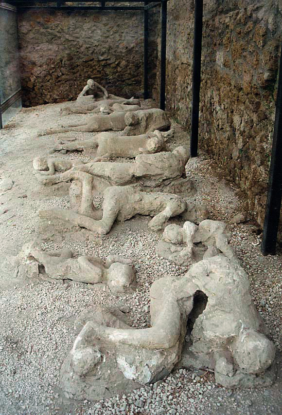 Pompeii's "Garden of the Fugitives"
