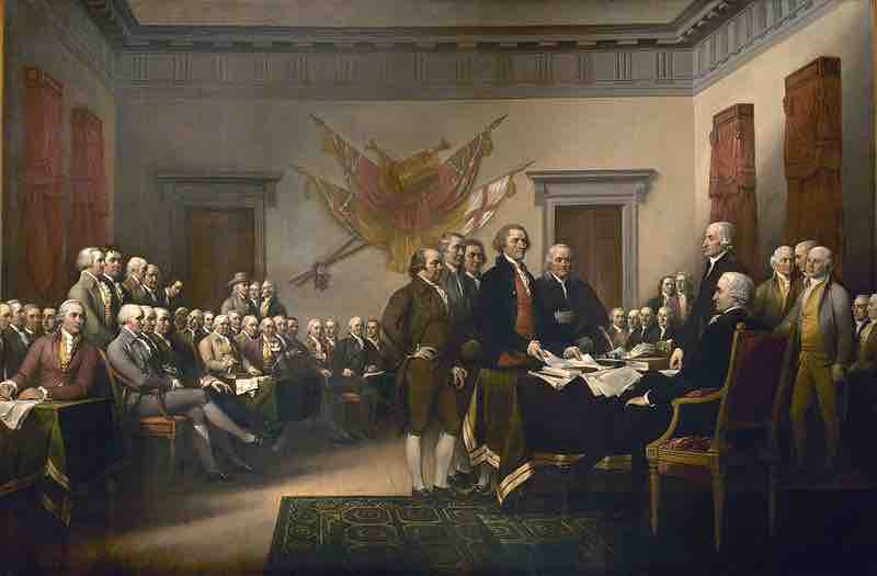 Declaration of Independence by John Trumbull, 1819