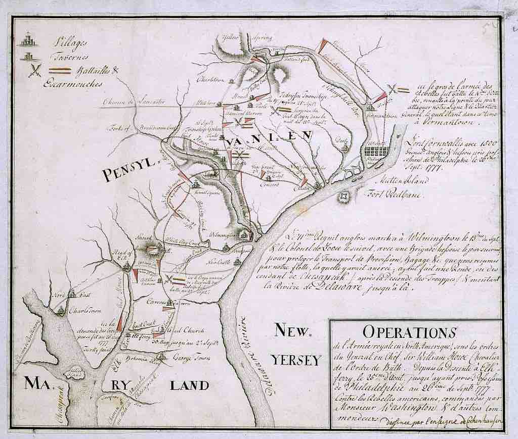 Hessian Map of the Philadelphia Campaign