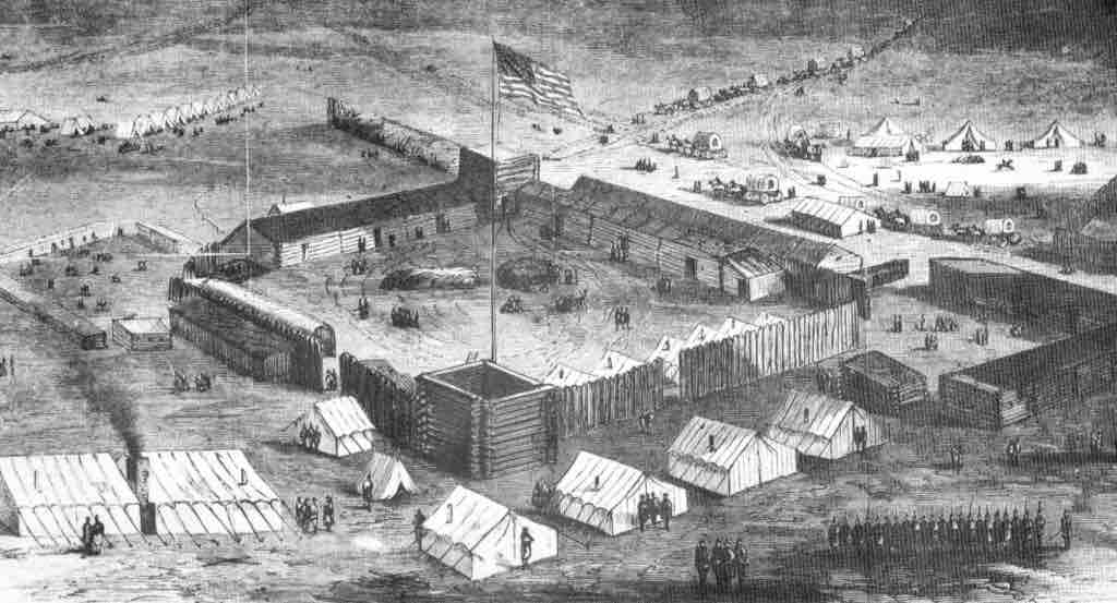 Camp Supply stockade, 1869