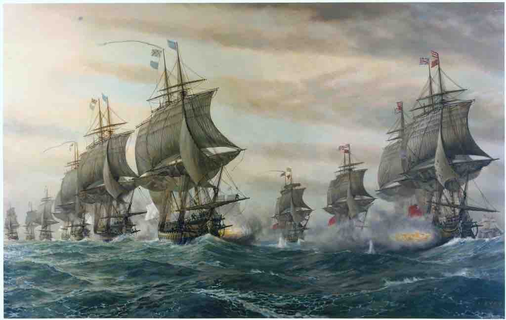 Second Battle of the Virginia Capes by V. Zveg