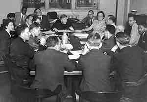 A Press Conference on the Fair Employment Practices Commission, circa 1942