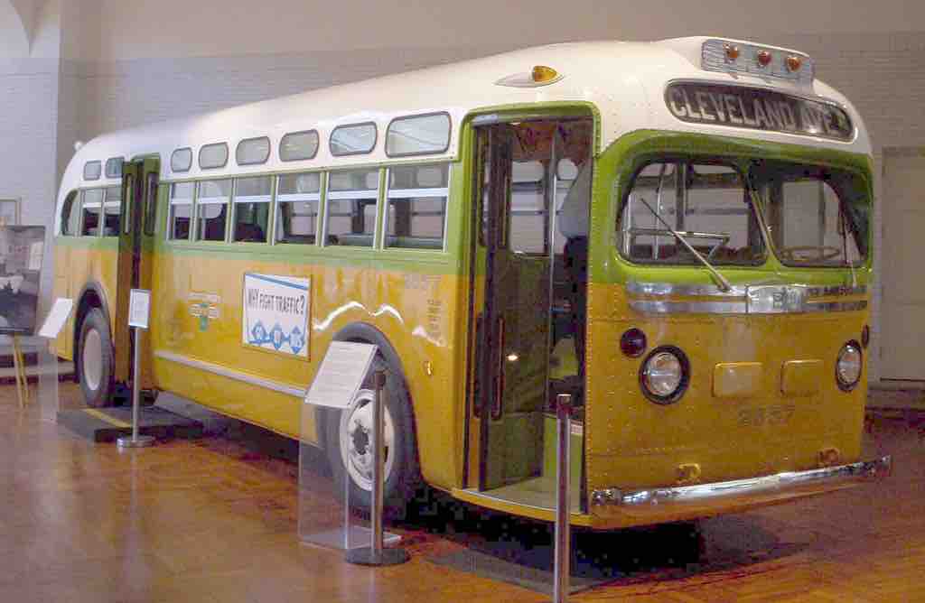 The bus Rosa Parks rode before being arrested