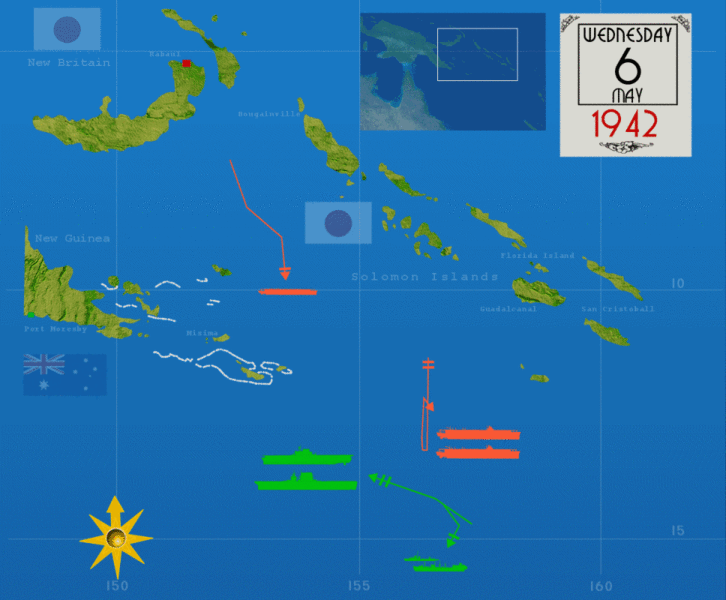 Battle of the Coral Sea, May 6-8, 1942