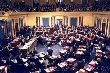 The impeachment trial of President Clinton