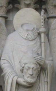Saint Denis, from the Cathédrale Notre-Dame de Paris