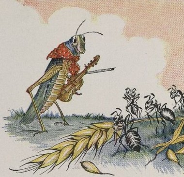 THE ANTS AND THE GRASSHOPPER