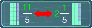 difference betweeen improper and mixed fractions