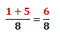 The fraction 6/8