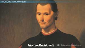 Portrait of Niccolo Machiavelli