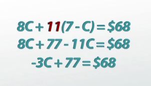 solving equations with substitution