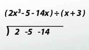 dividing polynomials two