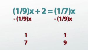 solving a system of equations