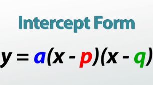 intercept form