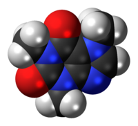 Caffeine molecule