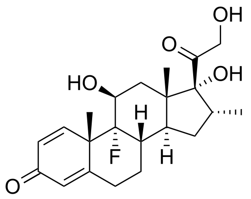 File:Dexamethasone structure.svg