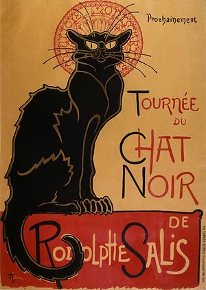 Théophile-Alexandre Steinlen - Tournée du Chat Noir de Rodolphe Salis (Tour of Rodolphe Salis' Chat Noir) - Google Art Project.jpg