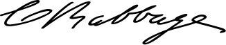 File:Charles Babbage Signature.svg