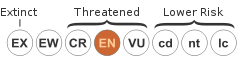 Status iucn2.3 EN.svg